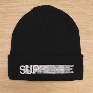 Supreme Motion Logo Beanie SS23 - Black